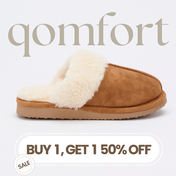 Memory Foam Slippers by Qomfort